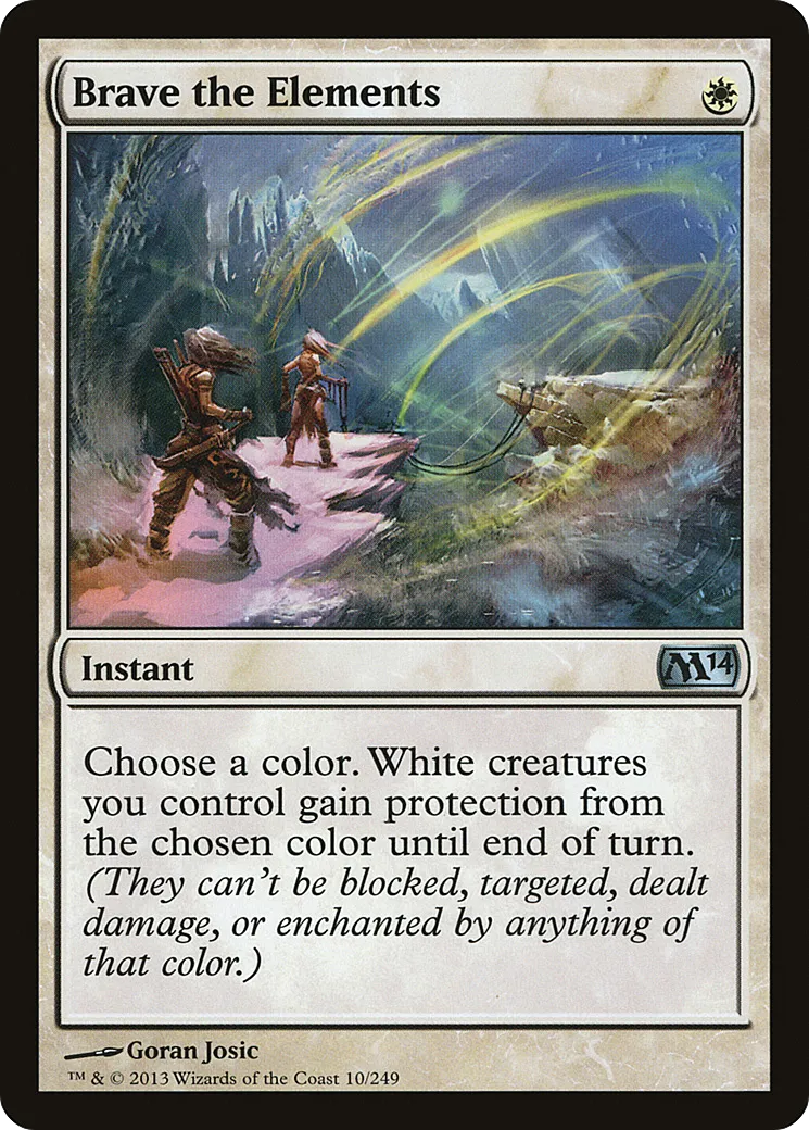 Brave the Elements — Magic 2014 — Magic: The Gathering
