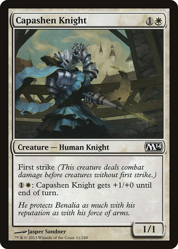 Capashen Knight — Magic 2014 — Magic: The Gathering