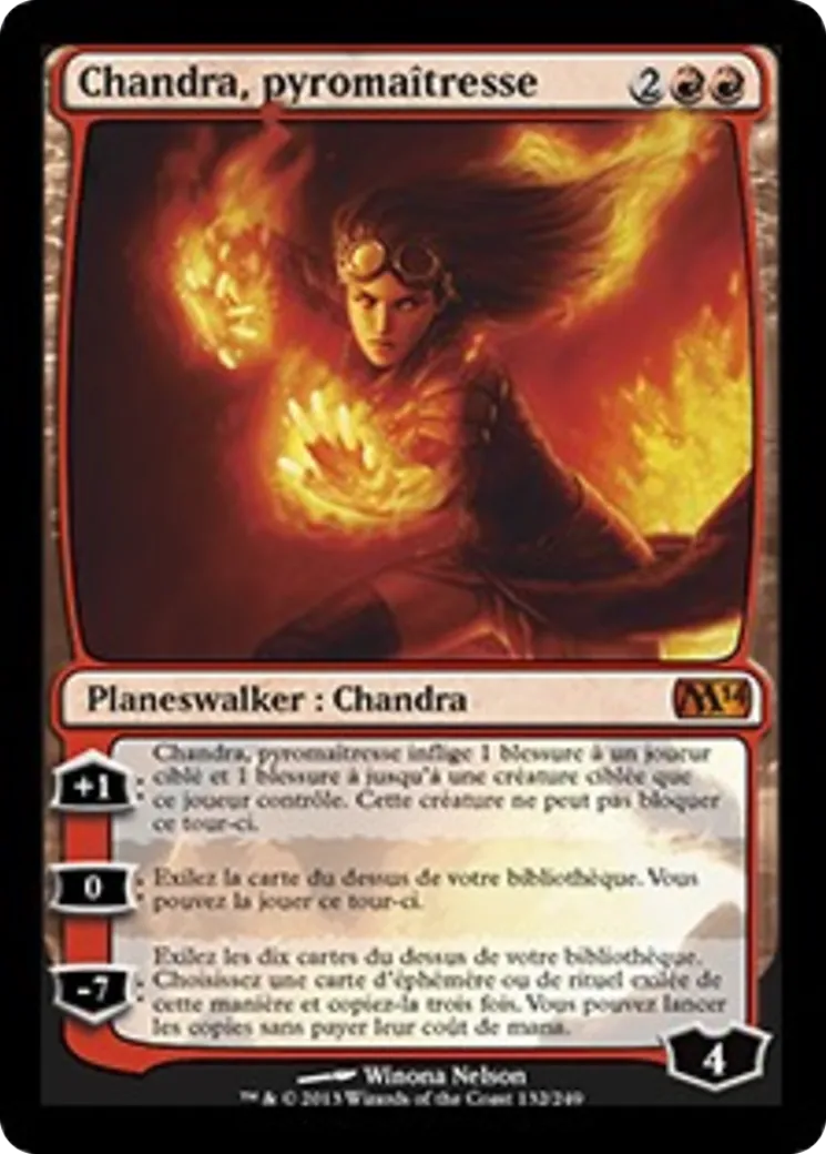 Chandra, pyromaîtresse — Magic 2014 — Magic: The Gathering