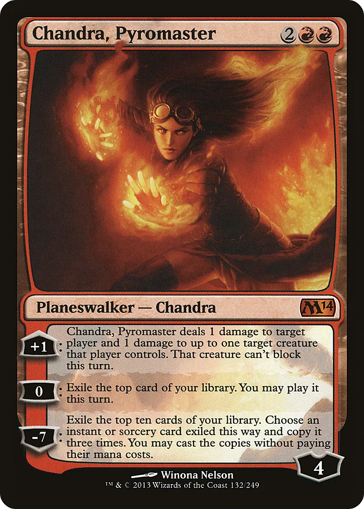 Chandra, pyromaîtresse — Magic 2014 — Magic: The Gathering