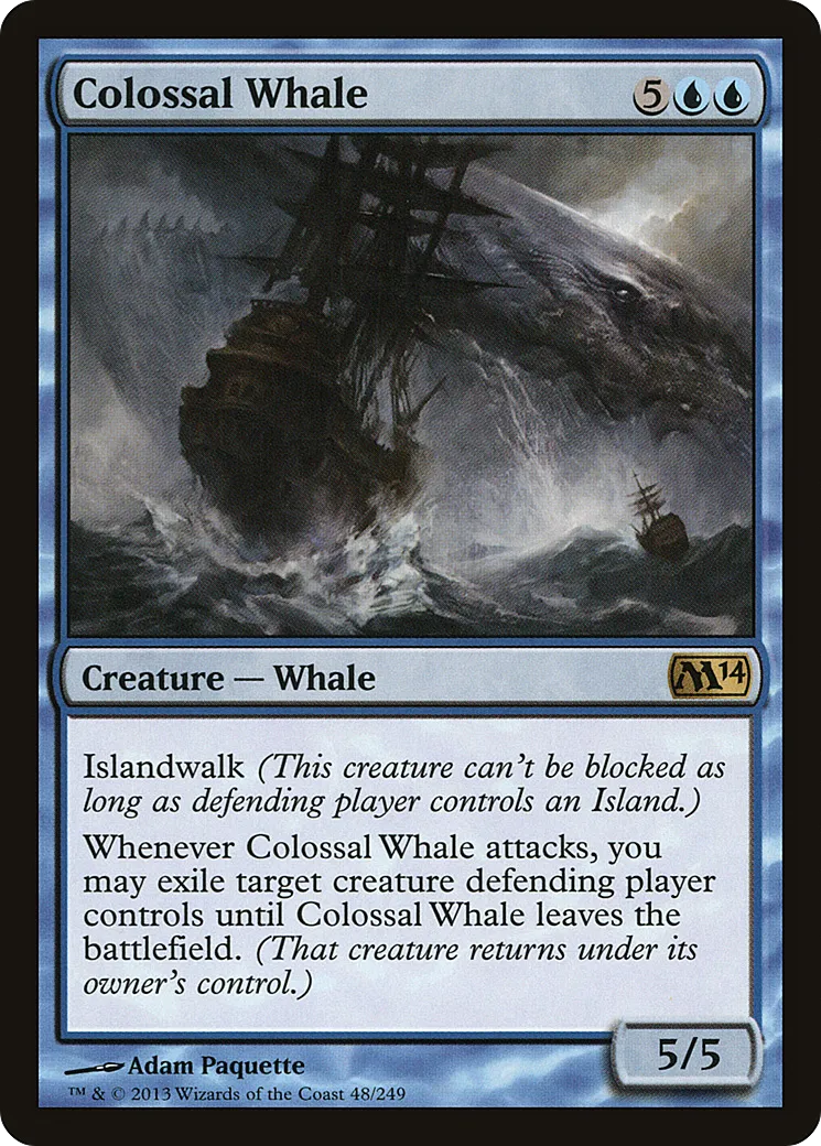 Colossal Whale — Magic 2014 — Magic: The Gathering