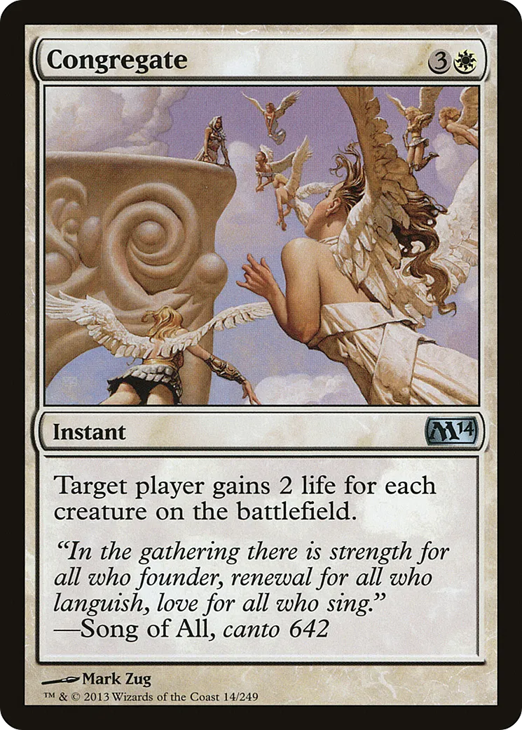 Congregate — Magic 2014 — Magic: The Gathering