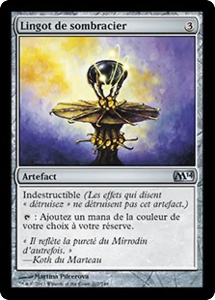Lingot de sombracier — Magic 2014 — Magic: The Gathering