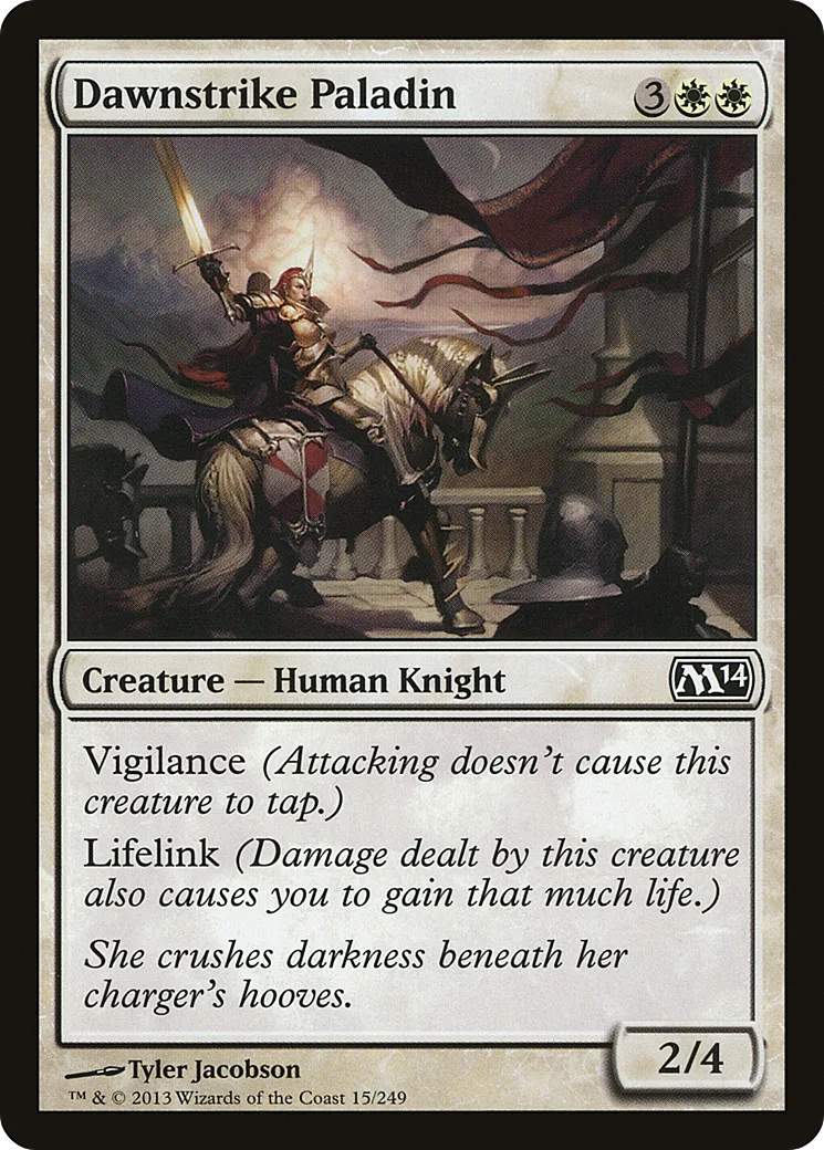 Dawnstrike Paladin — Magic 2014 — Magic: The Gathering