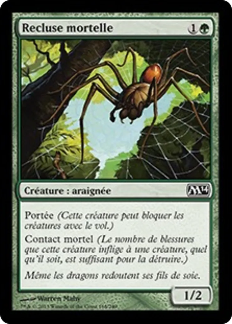 Recluse mortelle — Magic 2014 — Magic: The Gathering