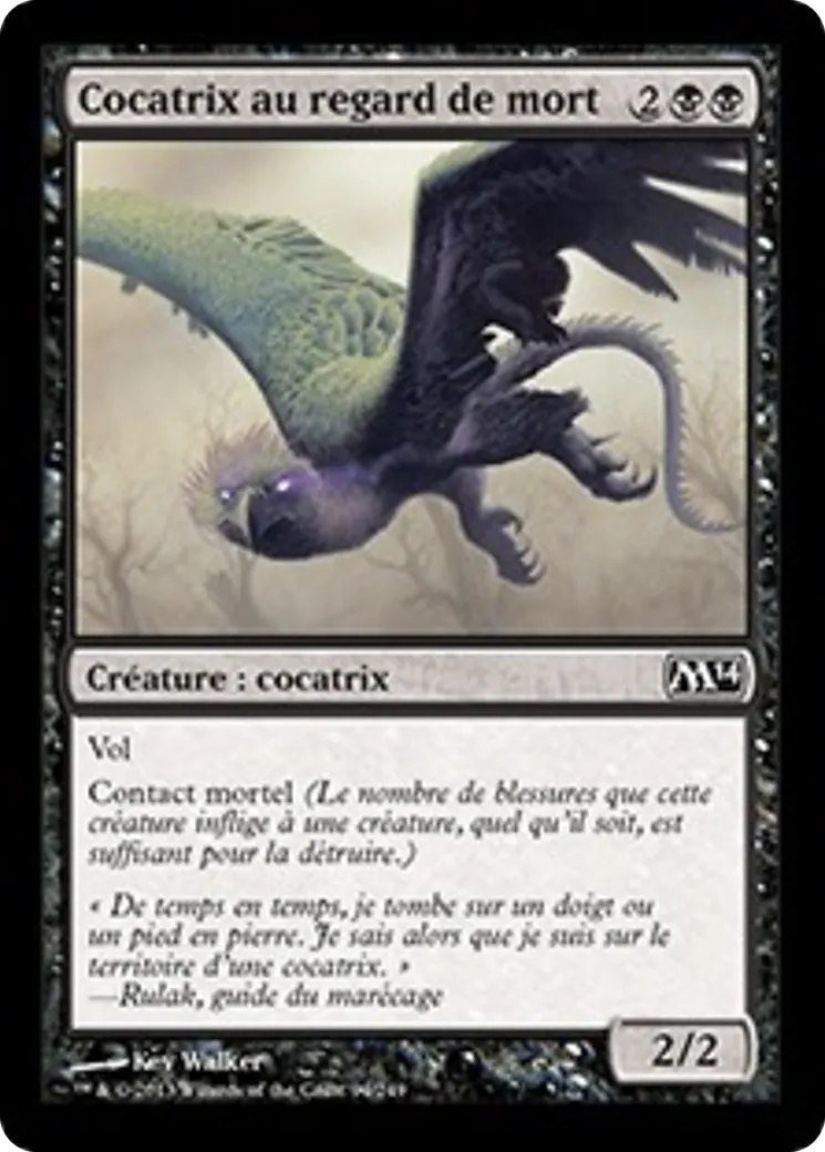 Cocatrix au regard de mort — Magic 2014 — Magic: The Gathering