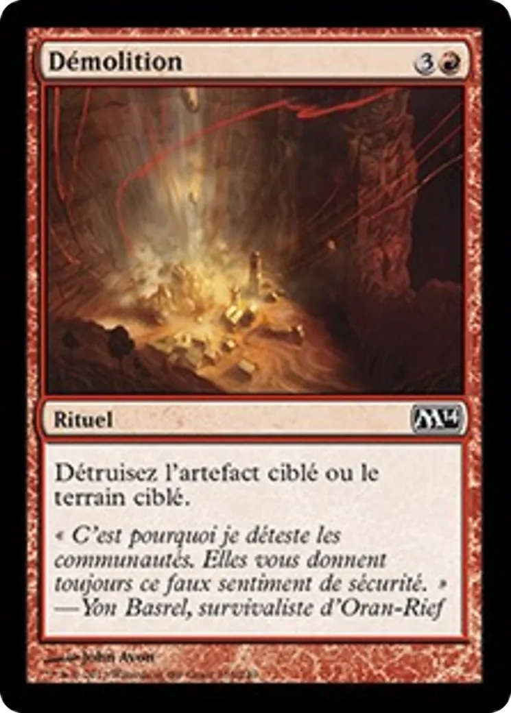 Démolition — Magic 2014 — Magic: The Gathering
