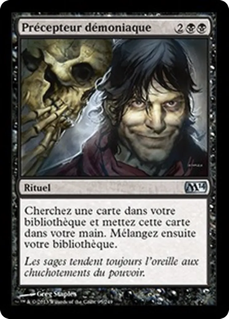 Précepteur démoniaque — Magic 2014 — Magic: The Gathering