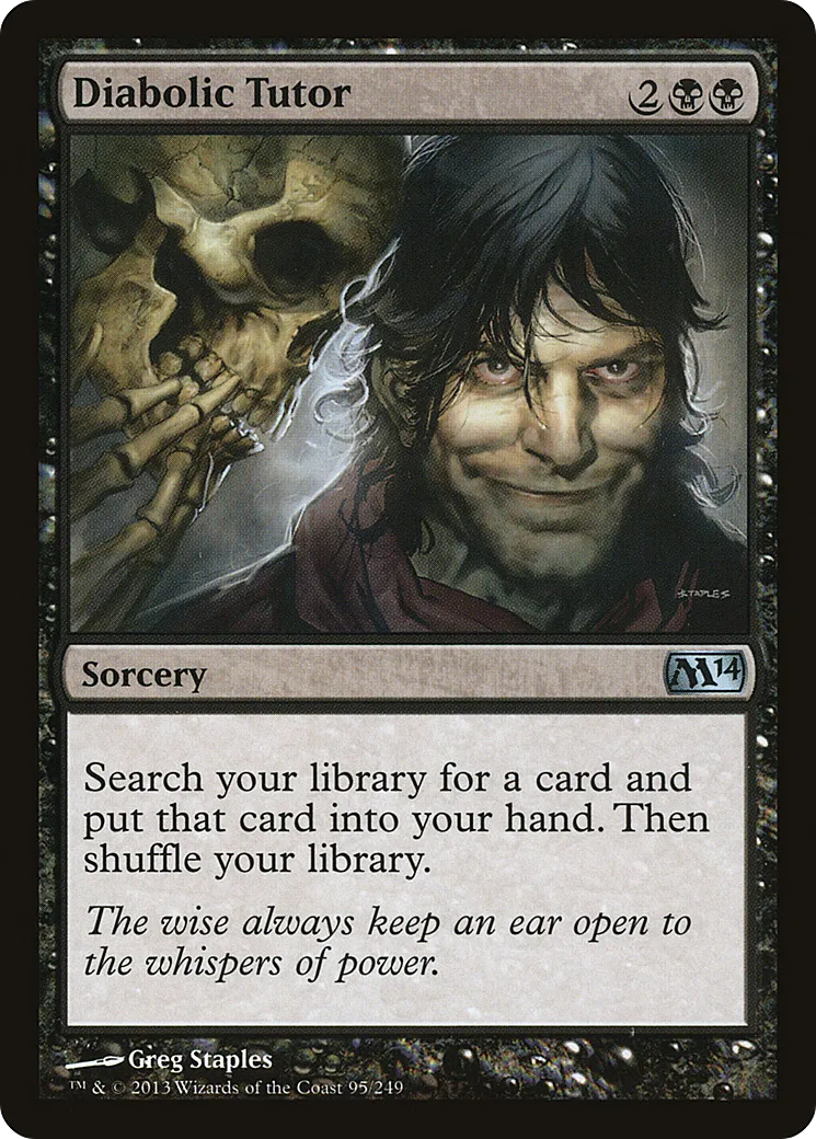 Diabolic Tutor — Magic 2014 — Magic: The Gathering