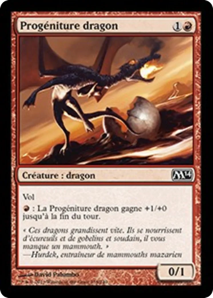 Progéniture dragon — Magic 2014 — Magic: The Gathering