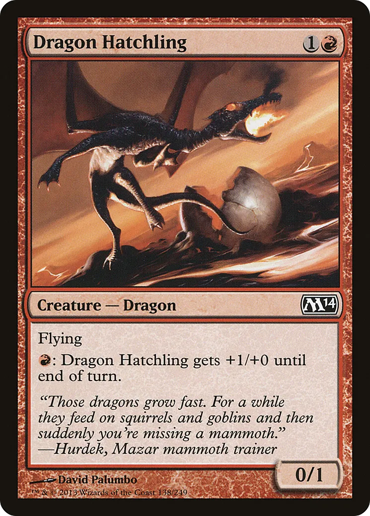 Progéniture dragon — Magic 2014 — Magic: The Gathering