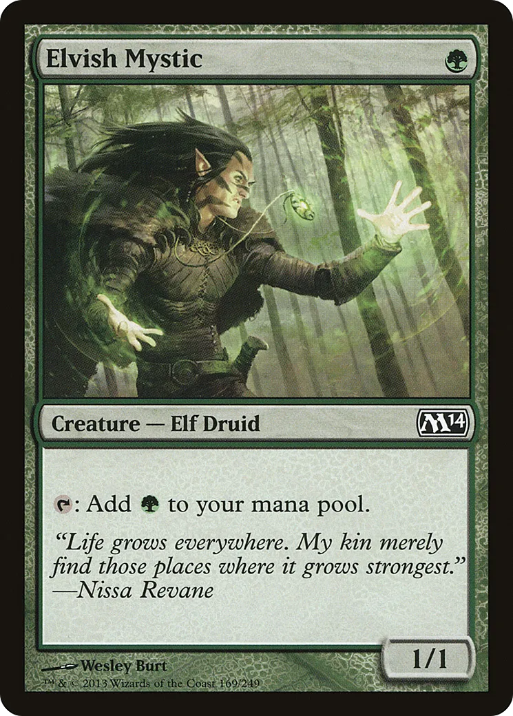 Elvish Mystic — Magic 2014 — Magic: The Gathering