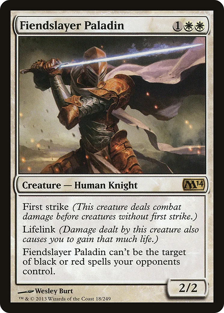 Fiendslayer Paladin — Magic 2014 — Magic: The Gathering