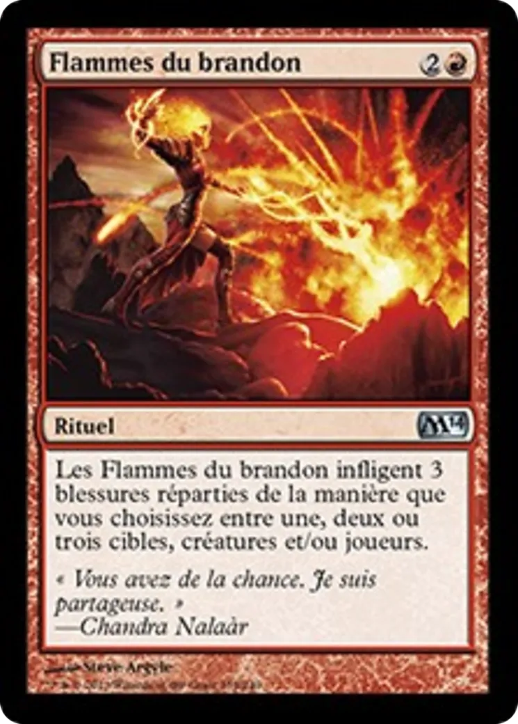Flammes du brandon — Magic 2014 — Magic: The Gathering