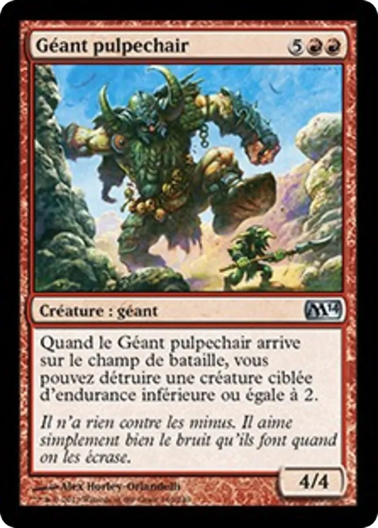 Géant pulpechair — Magic 2014 — Magic: The Gathering