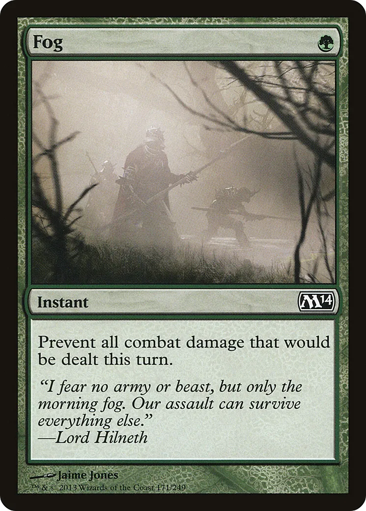 Fog — Magic 2014 — Magic: The Gathering