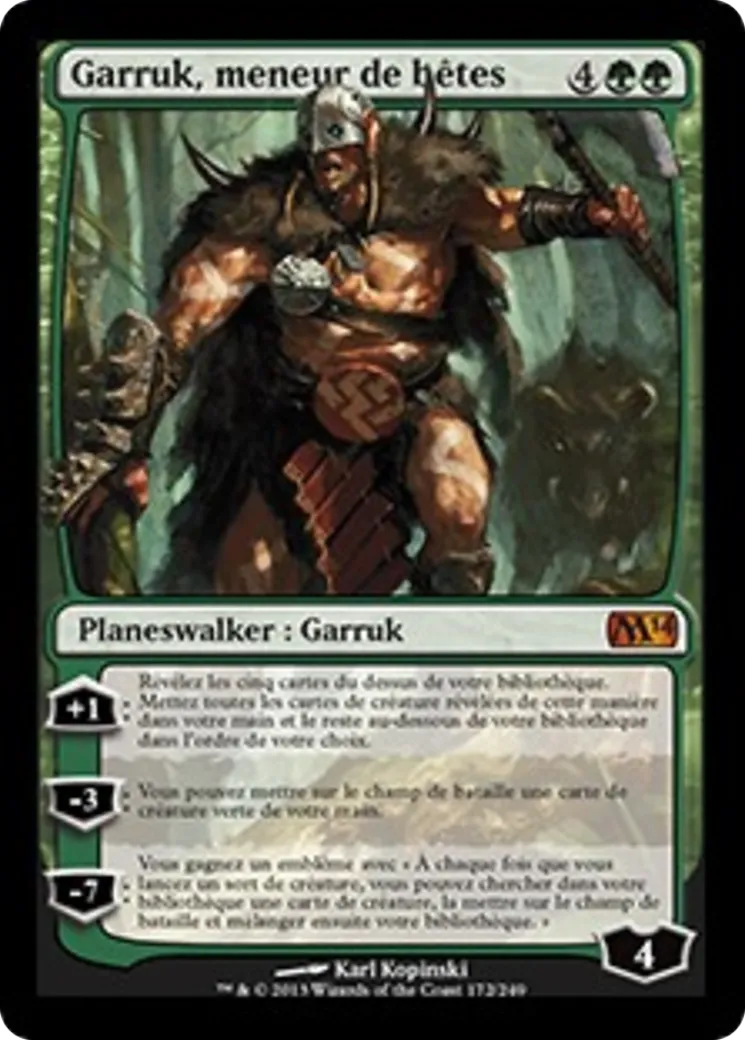 Garruk, meneur de bêtes — Magic 2014 — Magic: The Gathering