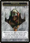 Product image for Garruk, Caller of Beasts Emblem