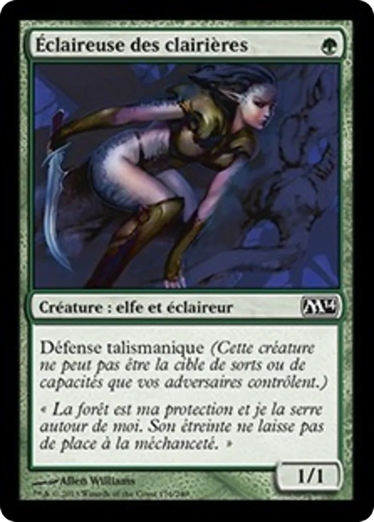 Éclaireuse des clairières — Magic 2014 — Magic: The Gathering
