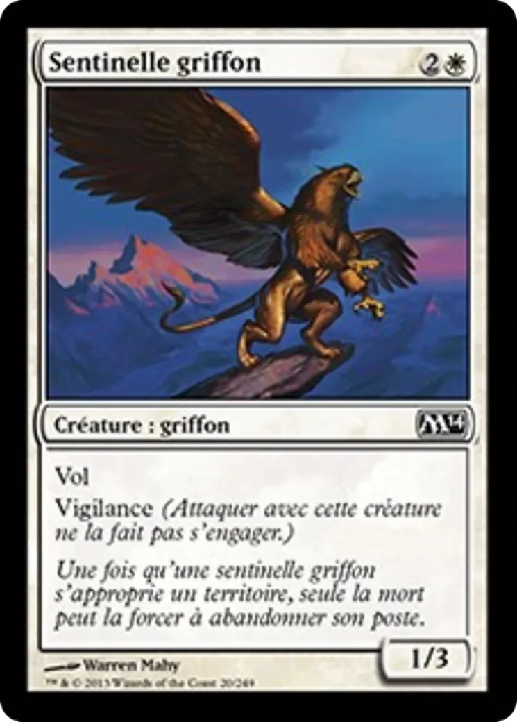 Sentinelle griffon — Magic 2014 — Magic: The Gathering