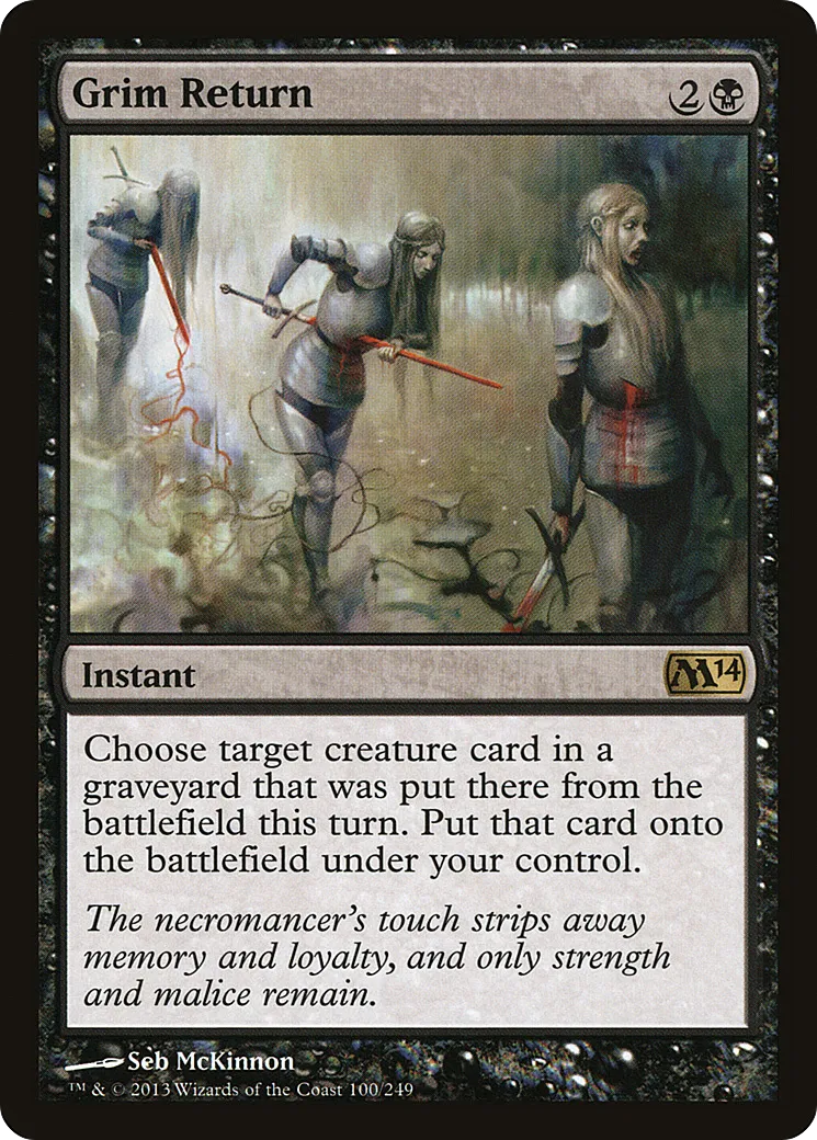 Sinistre retour — Magic 2014 — Magic: The Gathering