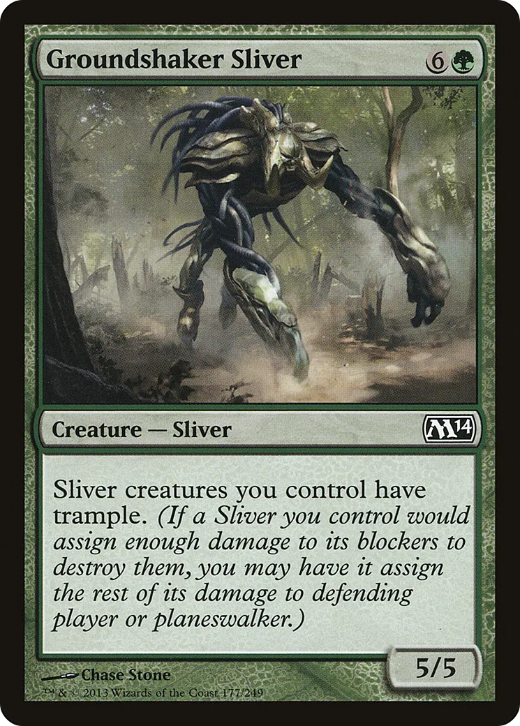 Groundshaker Sliver — Magic 2014 — Magic: The Gathering
