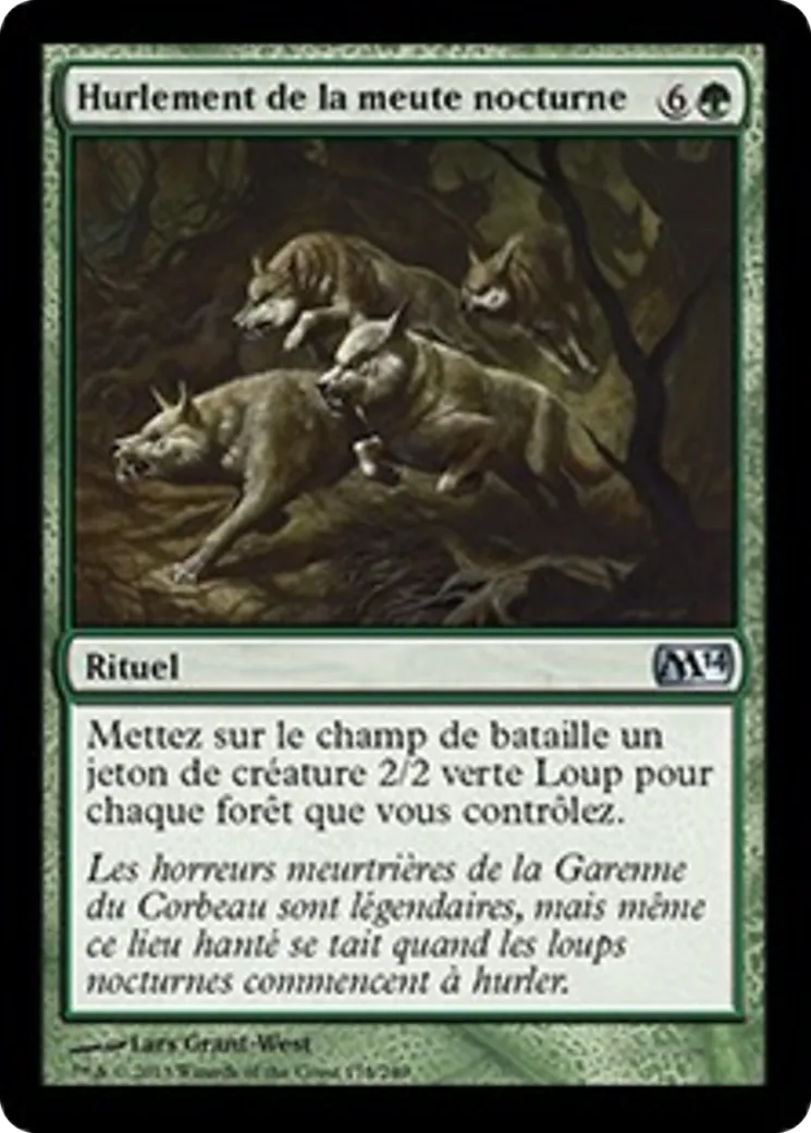 Hurlement de la meute nocturne — Magic 2014 — Magic: The Gathering