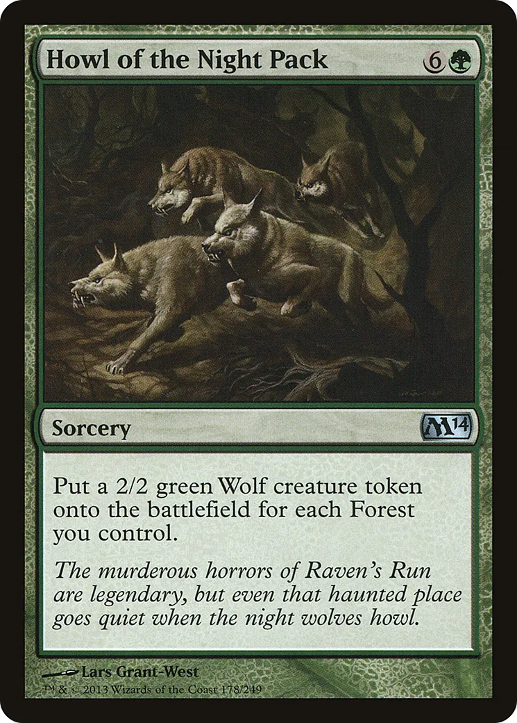 Howl of the Night Pack — Magic 2014 — Magic: The Gathering