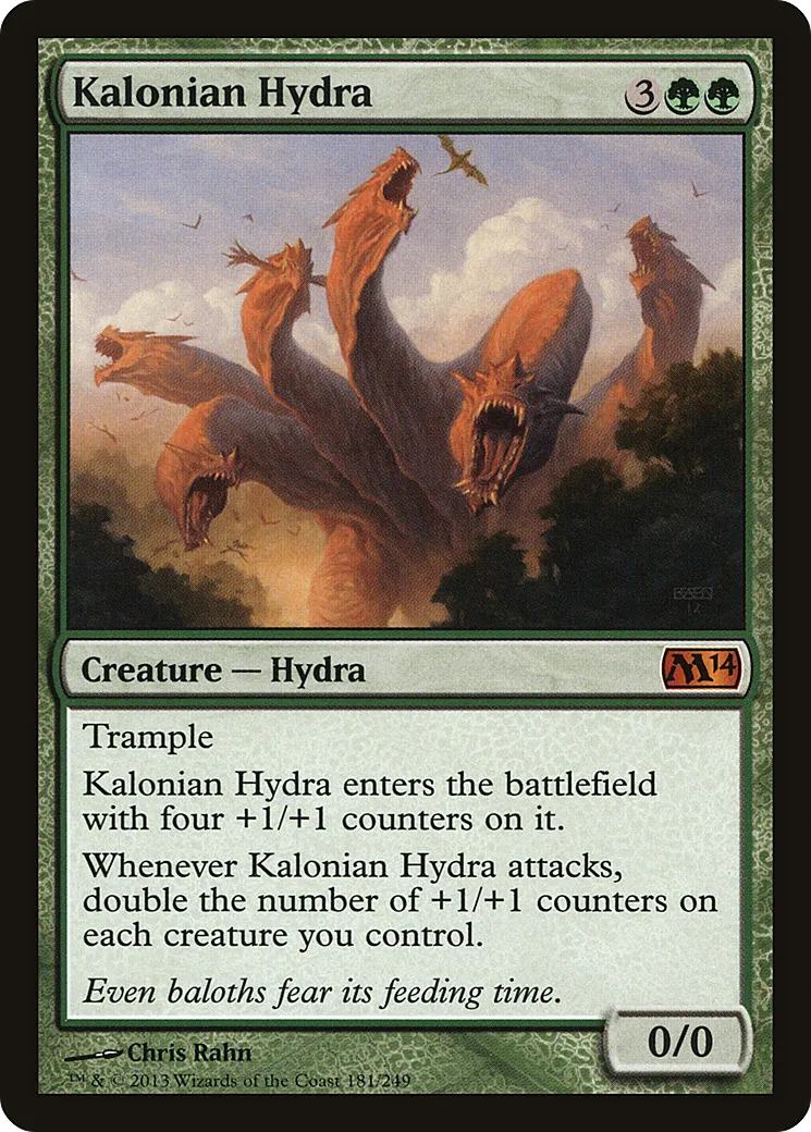 Kalonian Hydra — Magic 2014 — Magic: The Gathering