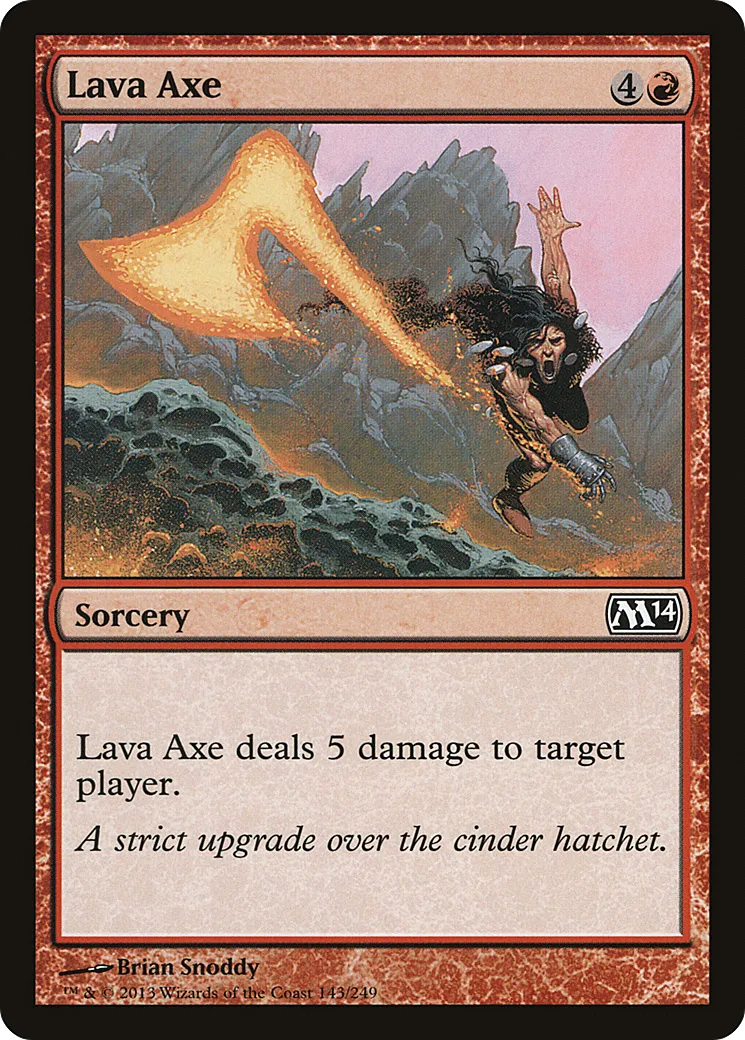 Lava Axe — Magic 2014 — Magic: The Gathering