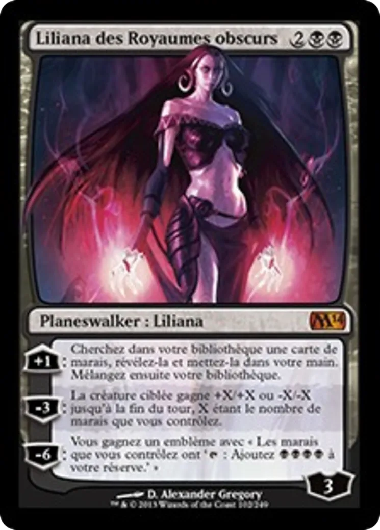Liliana des Royaumes obscurs — Magic 2014 — Magic: The Gathering
