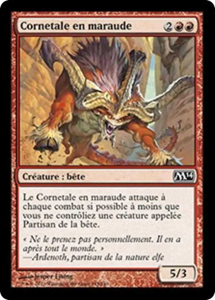 Cornetale en maraude — Magic 2014 — Magic: The Gathering