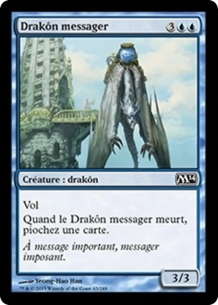 Drakôn messager — Magic 2014 — Magic: The Gathering
