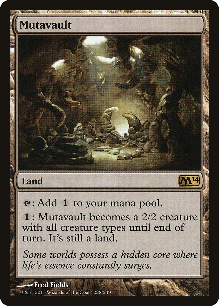 Mutavault — Magic 2014 — Magic: The Gathering