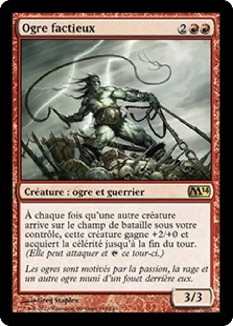 Ogre factieux — Magic 2014 — Magic: The Gathering
