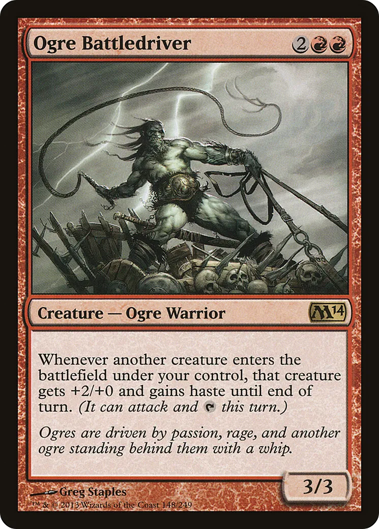 Ogre Battledriver — Magic 2014 — Magic: The Gathering