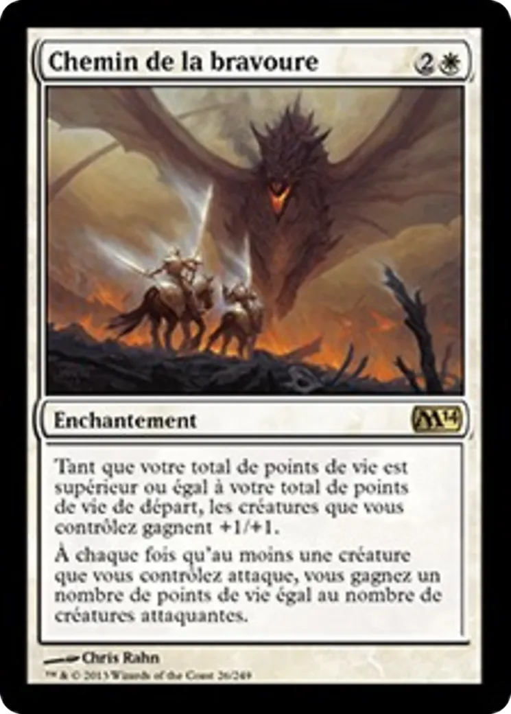 Chemin de la bravoure — Magic 2014 — Magic: The Gathering