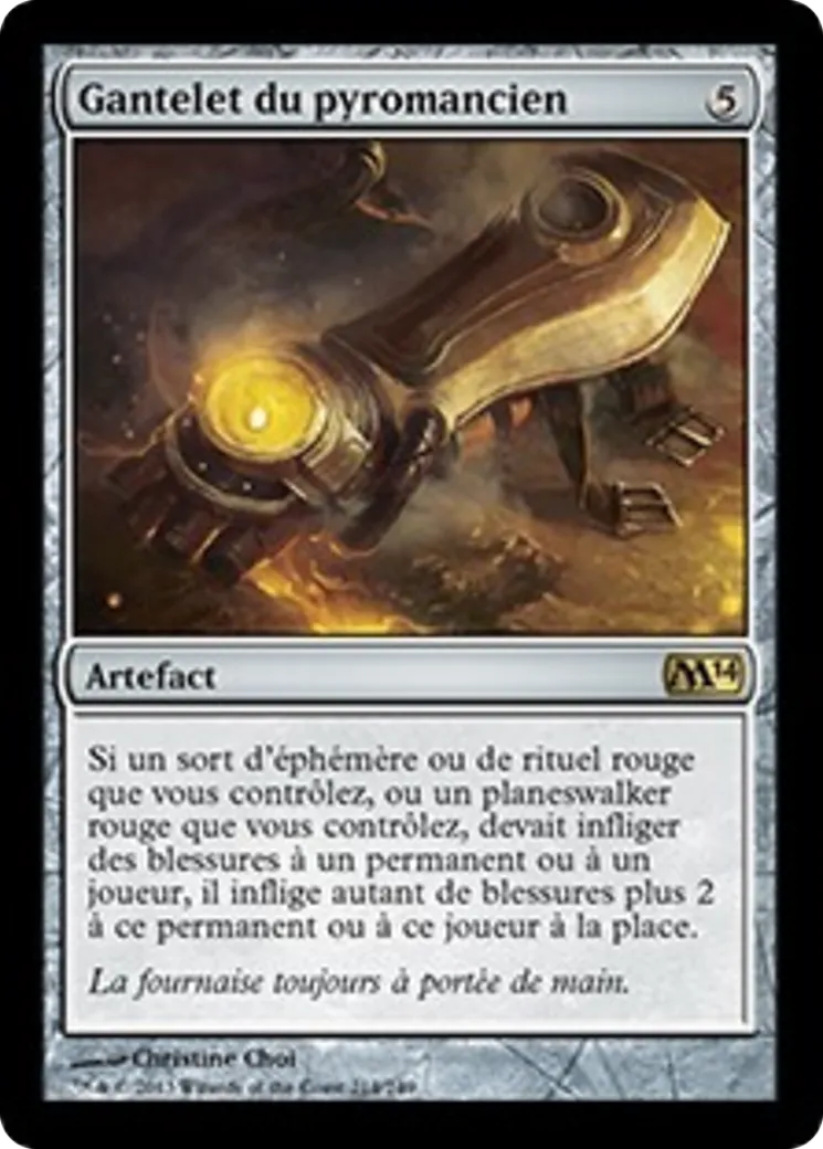 Gantelet du pyromancien — Magic 2014 — Magic: The Gathering