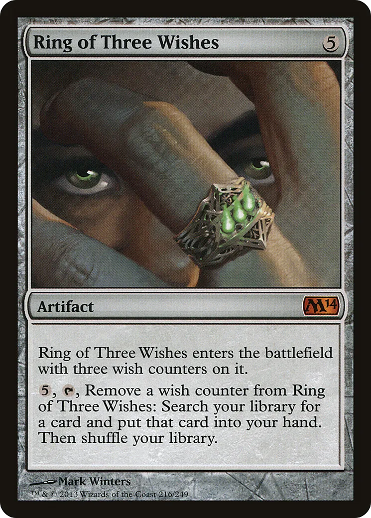Ring of Three Wishes — Magic 2014 — Magic: The Gathering