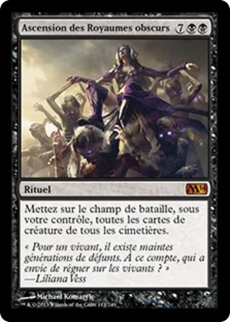 Ascension des Royaumes obscurs — Magic 2014 — Magic: The Gathering