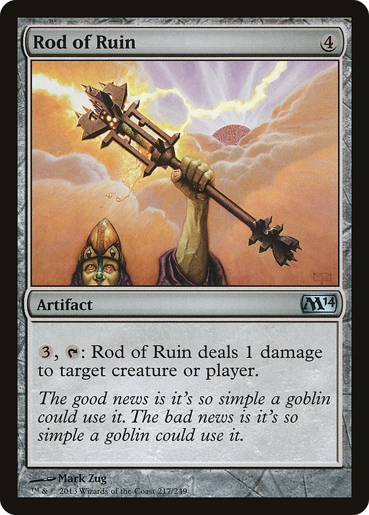 Rod of Ruin — Magic 2014 — Magic: The Gathering