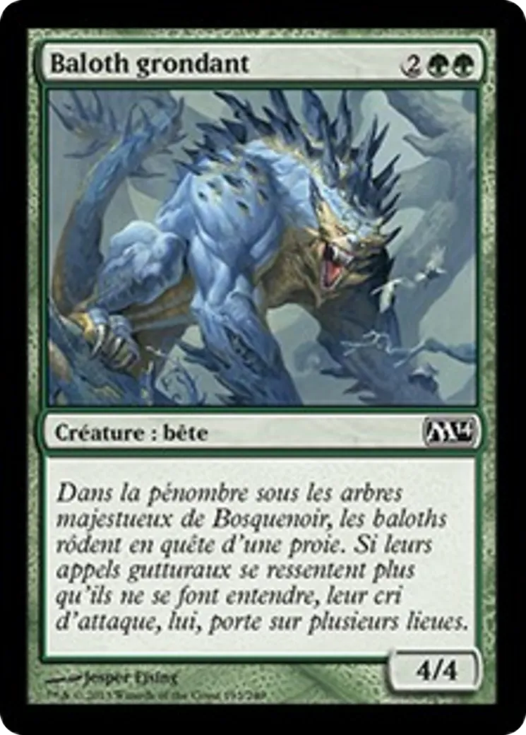 Baloth grondant — Magic 2014 — Magic: The Gathering