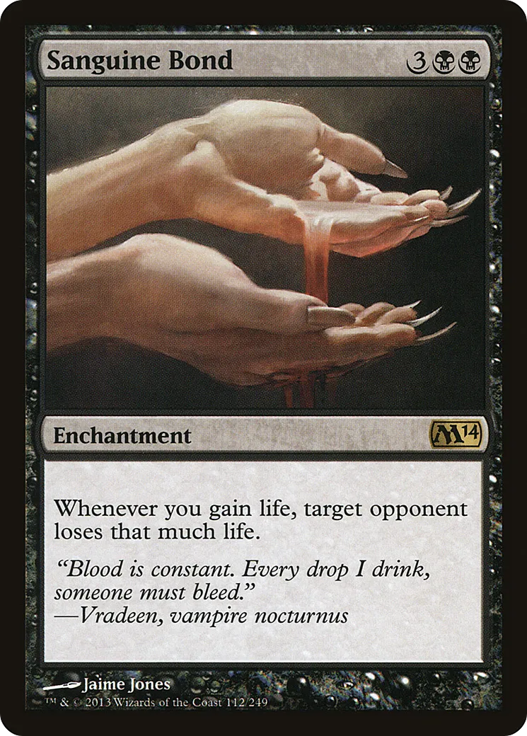 Sanguine Bond — Magic 2014 — Magic: The Gathering