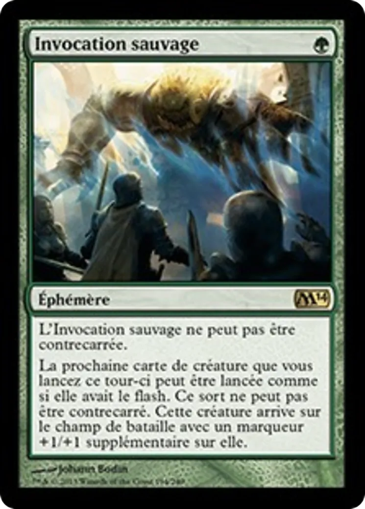 Invocation sauvage — Magic 2014 — Magic: The Gathering