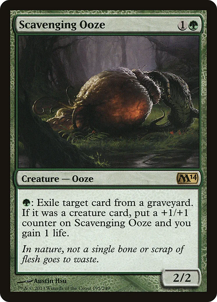 Scavenging Ooze — Magic 2014 — Magic: The Gathering