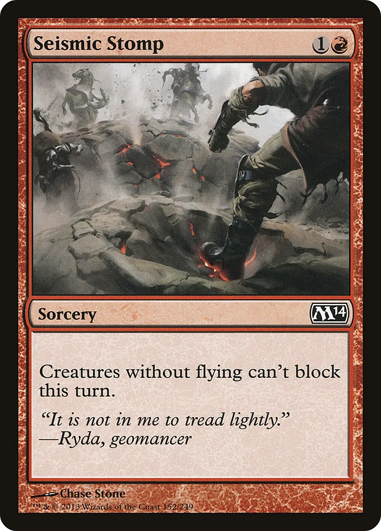 Piétinement sismique — Magic 2014 — Magic: The Gathering