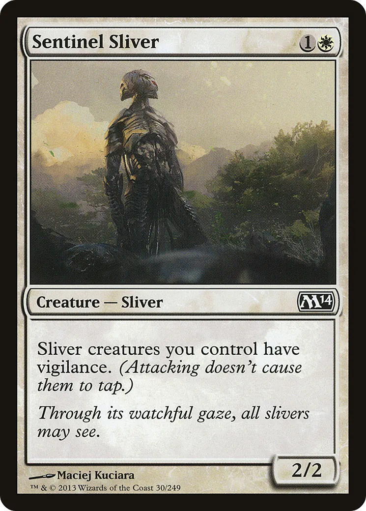 Sentinel Sliver — Magic 2014 — Magic: The Gathering