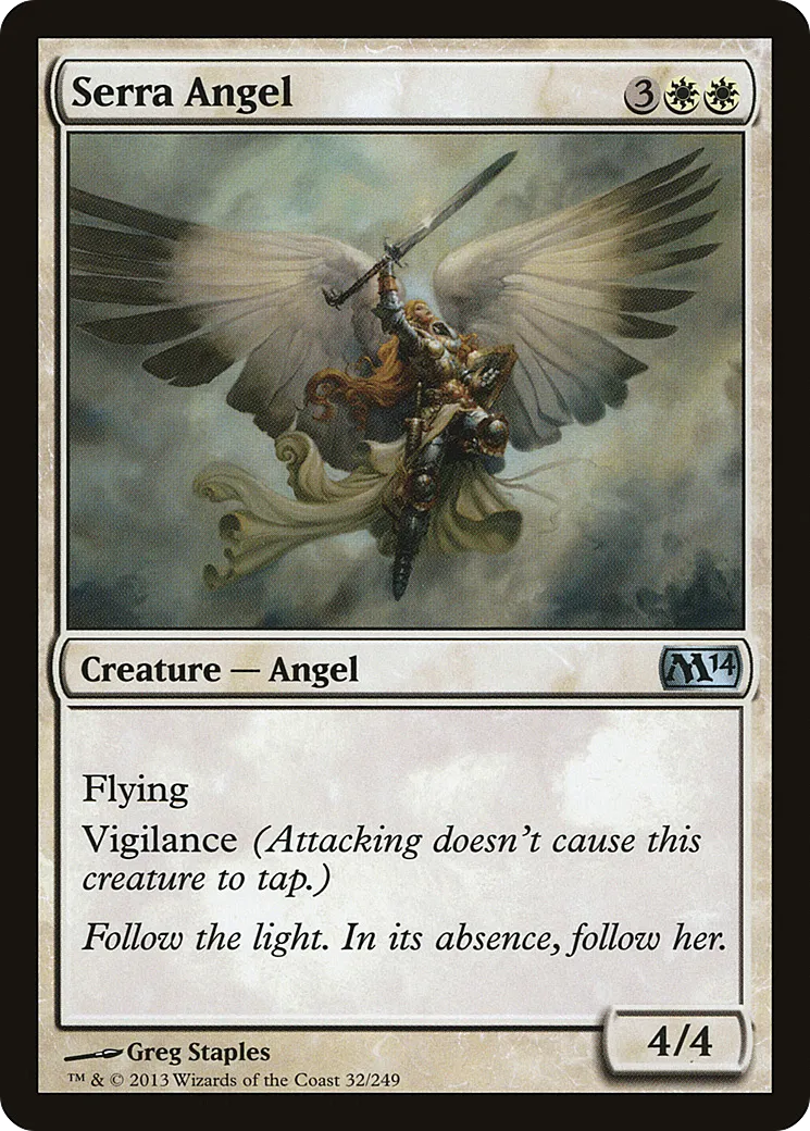 Serra Angel — Magic 2014 — Magic: The Gathering