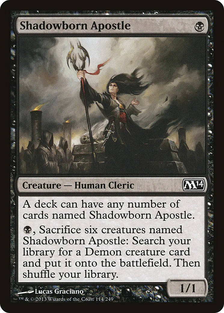 Shadowborn Apostle — Magic 2014 — Magic: The Gathering
