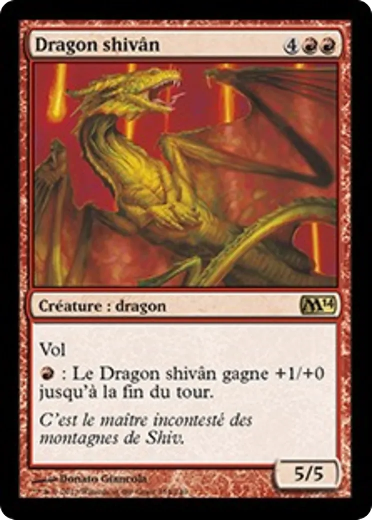 Dragon shivân — Magic 2014 — Magic: The Gathering